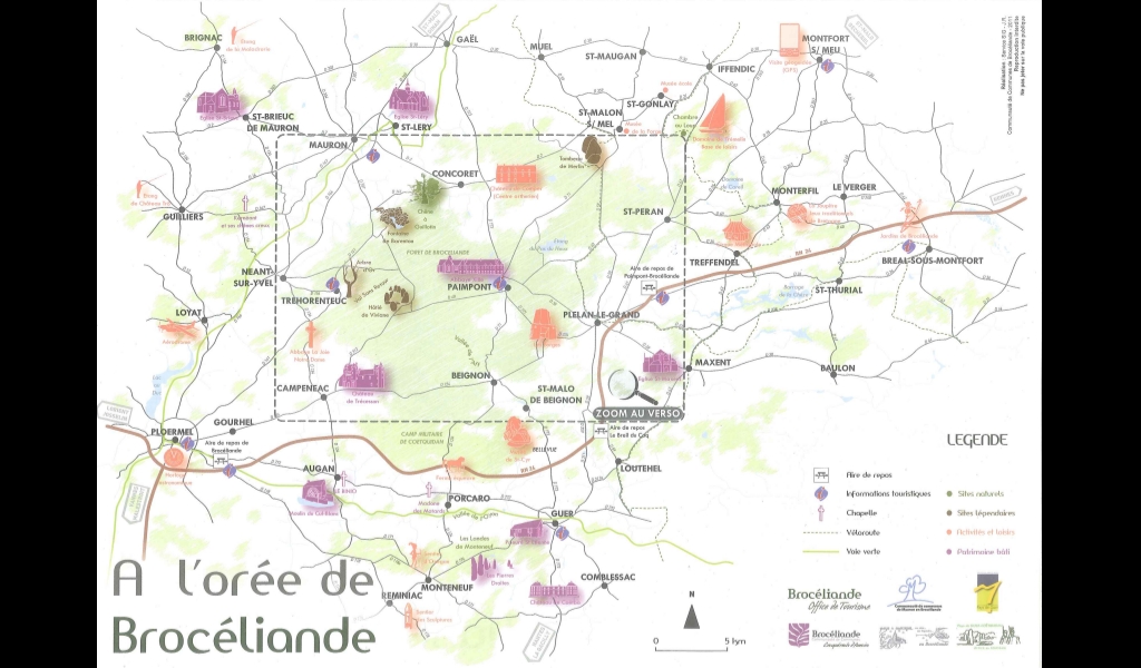 Mapa de Broceliande